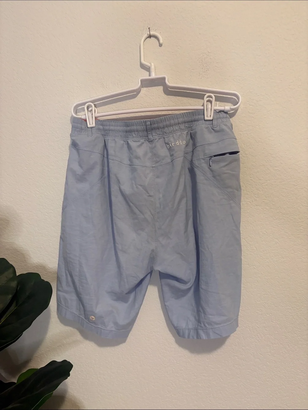 Birddogs Light Blue Men’s Flat Front Shorts Large long